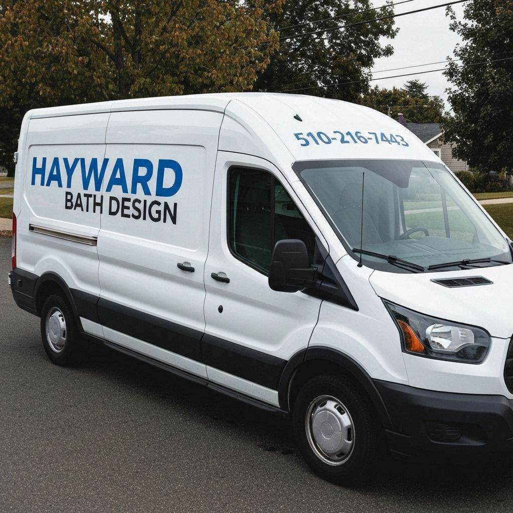 Hayward Bath Design service van with company branding